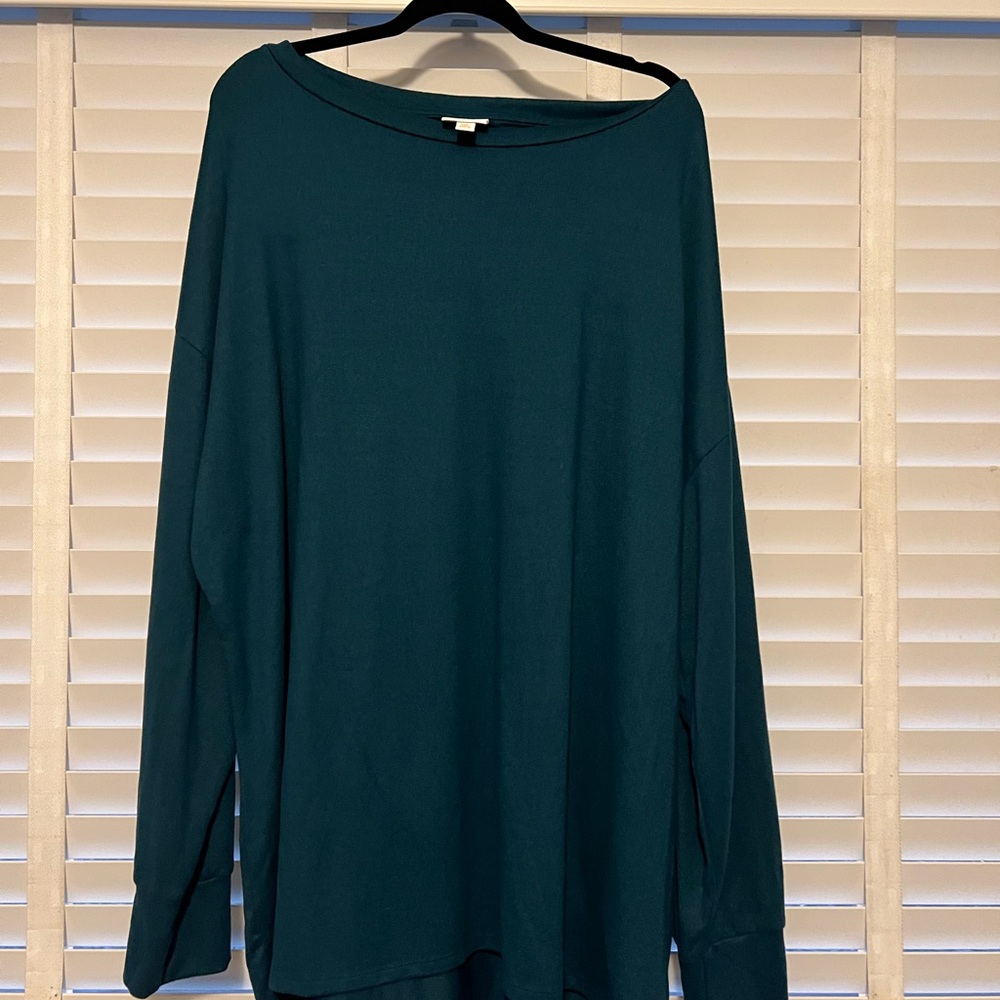 LuLaRoe Teal Long Sleeve Top